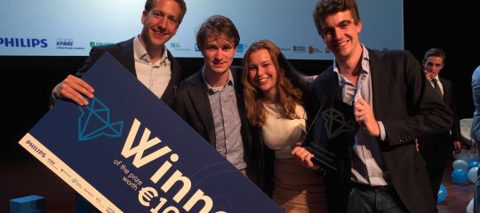 Jonge ondernemers winnen award