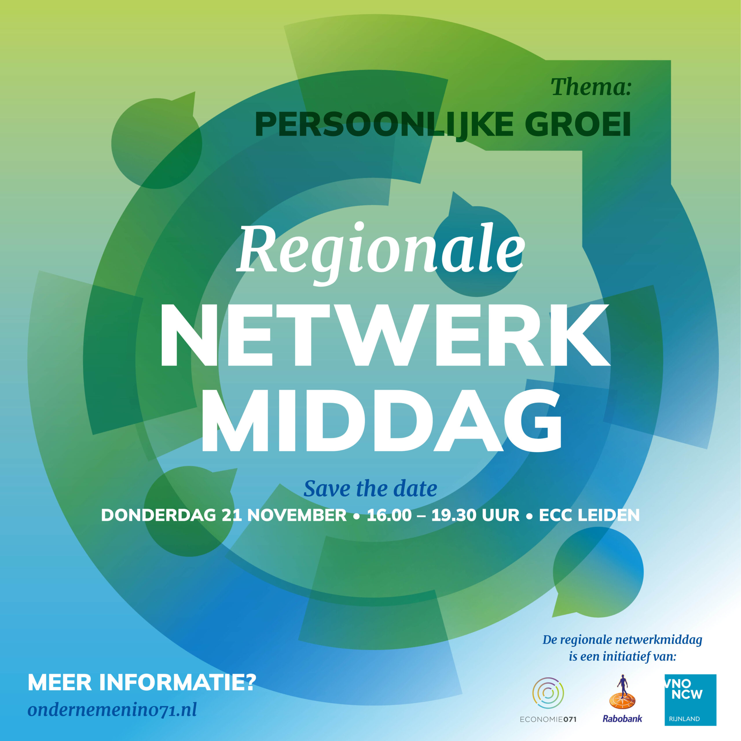 Save the date – Regionale netwerkmiddag in teken van persoonlijke groei