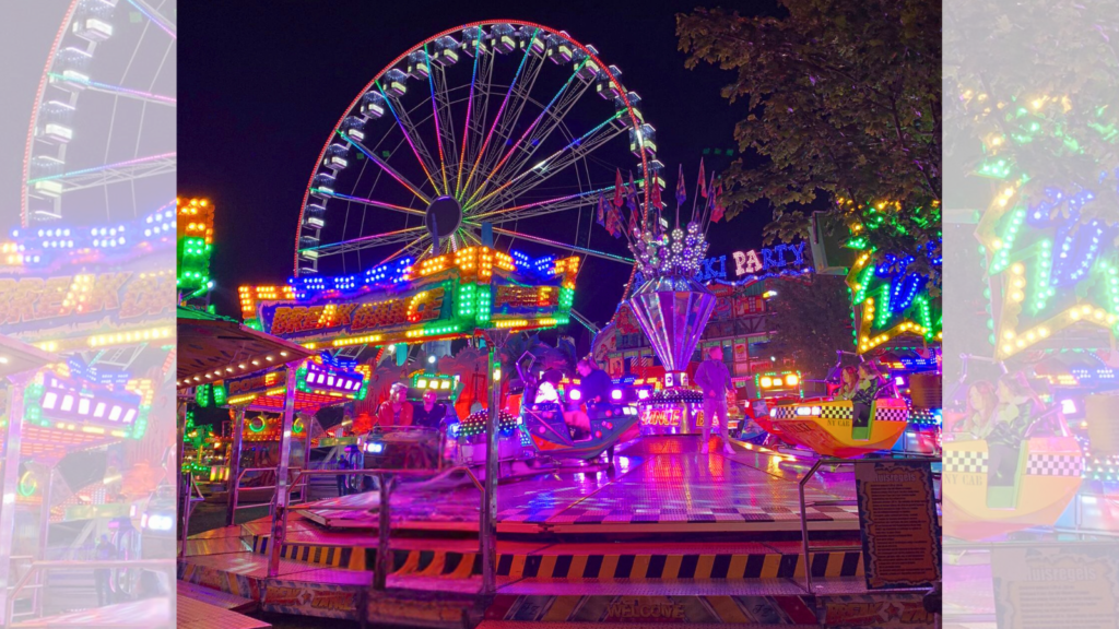 Drie Oktober kermis tijdens Leids Ontzet